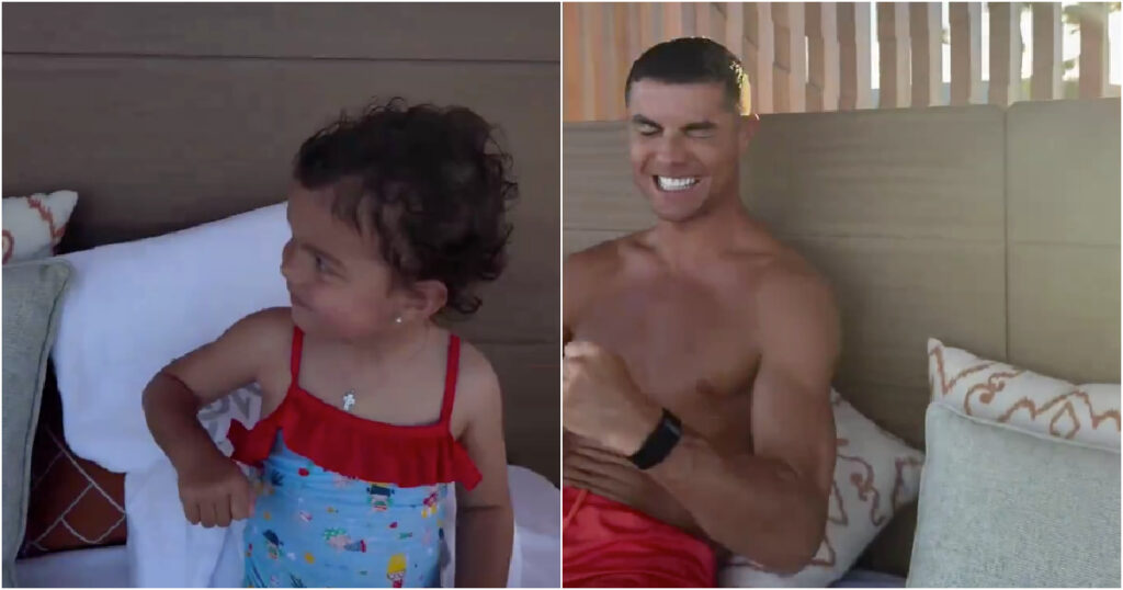 Amo Te Pap Cristiano Ronaldo Fica Derretido A Ternura Da Filha