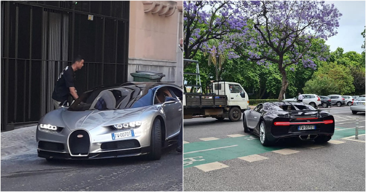 ronaldo bugatti chiron