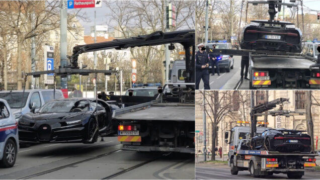 Bugatti Chiron foi apreendido