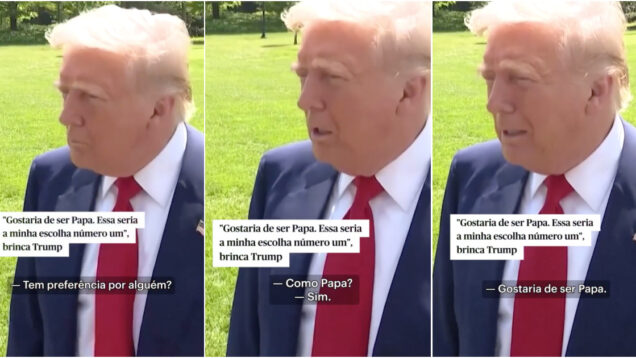 Donald Trump diz que gostaria de ser Papa