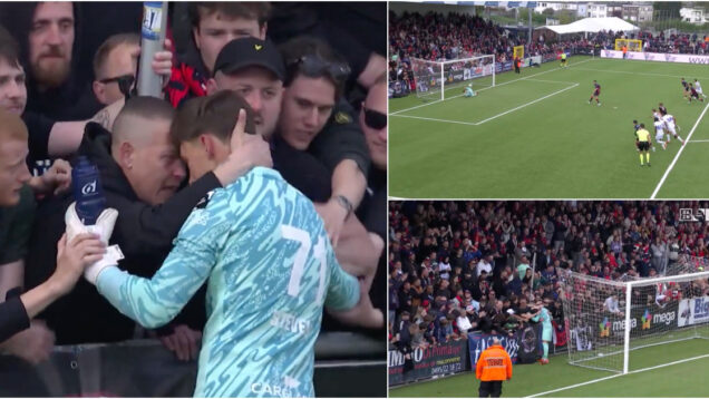 Guarda-Redes-defende-penalti-e-ganha-carinho-nos-bracos-dos-adeptos-adversarios