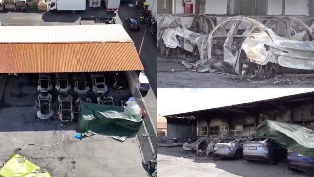 Incêndio destrói 17 Tesla em Roma e leva autoridades a reforçar segurança nos concessionários