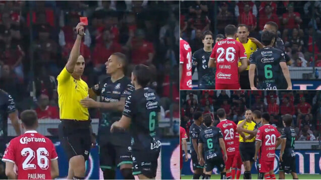 Paulinho evita que o adversário fosse expulso ao explicar ao árbitro o que realmente aconteceu