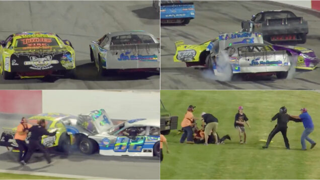 Pilotos-de-NASCAR-envolvem-se-em-confronto-fisico-apos-desentendimento-na-pista