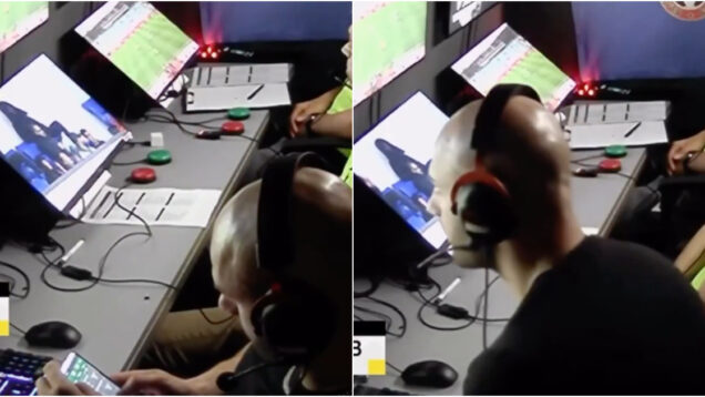 Tecnico-de-video-apanhado-a-apostar-dentro-da-sala-do-VAR-durante-jogo-na-Bulgaria