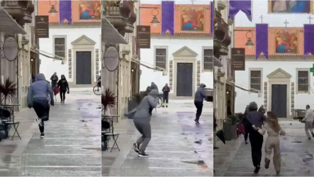 Vídeo mostra fuga de ladrões após assalto a ourivesaria em Esposende