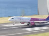 Aterragem atribulada de avião da Wizz Air na Madeira obriga à substituição da aeronave