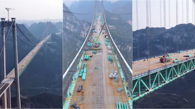 China vai inaugurar a ponte mais alta do mundo com 635 metros de altura
