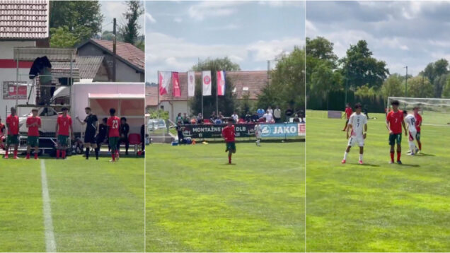 Cristiano Ronaldo Jr. estreou-se pela Seleção Nacional sub-15 com o número 7