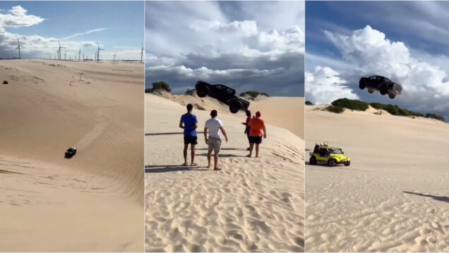 Empresario-brasileiro-faz-Ranger-Raptor-voar-na-praia-e-acaba-por-desmaiar-com-o-impacto