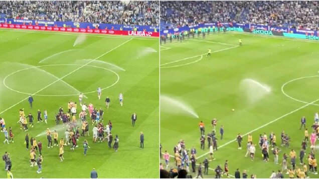 Espanyol ligou a rega para tentar evitar a festa do rival Barcelona no relvado 1