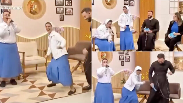 Freiras-animam-programa-religioso-com-atuacao-de-danca-e-beatbox-e-momento-torna-se-viral