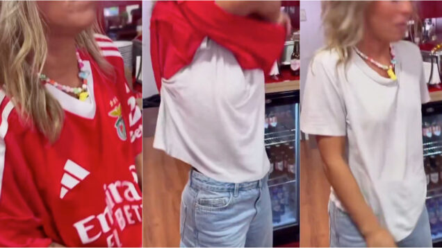 Inês AP pede desculpa por atirar camisola do Benfica ao chão e explica mudança de clube