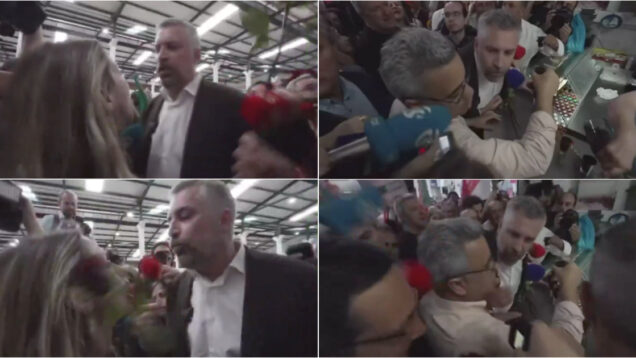 Joana Amaral Dias VS Pedro Nuno Santos no mercado do Livramento em Setúbal