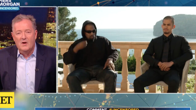 Kanye West abandona entrevista com Piers Morgan ao fim de 3 minutos