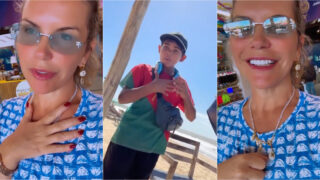 Katia Aveiro revela como terminou o encontro com o fã de Ronaldo na praia