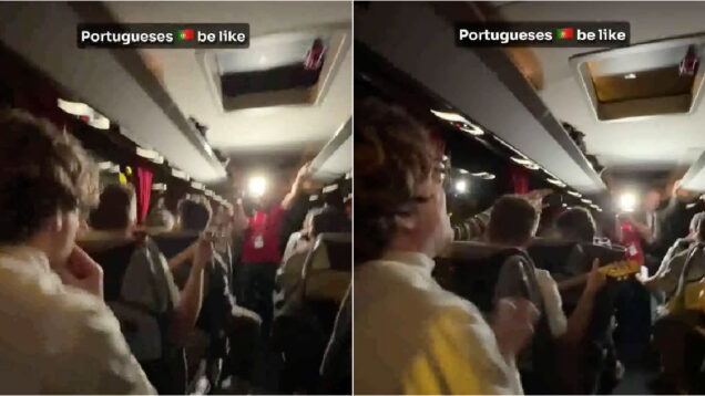 NAPA celebram apuramento para a final da Eurovisão a cantar o Bailinho da Madeira