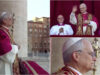O momento em que o novo Papa apareceu pela 1ª vez na varanda da Basílica de São Pedro