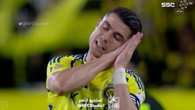 Ronaldo acusa colegas de estarem a dormir e o gesto não passou despercebido