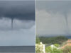 Tromba de água em Viana do Castelo e nuvem funil em Sintra surpreendem esta sexta-feira