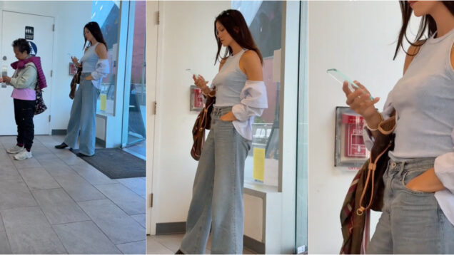 Vídeo viral mostra mulher a usar telemóvel transparente para combater o vício digital