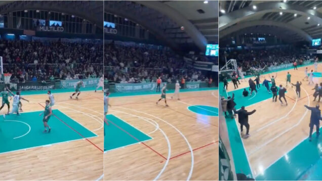 Basquetebolistas faz triplo épico de uma ponta à outra e dá vitória à sua equipa no último segundo