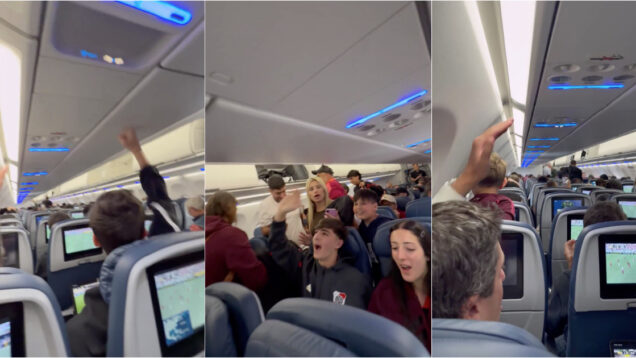 Benfica marcou ao Bayern e adeptos do River Plate vibraram de alegria a bordo de um avião