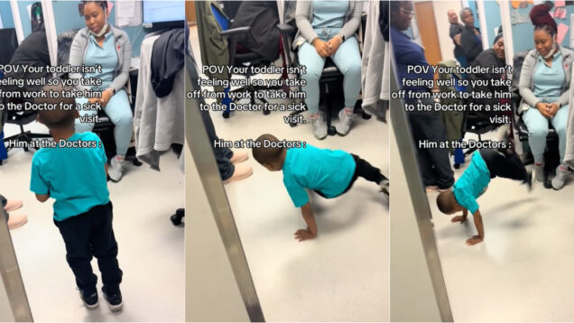 Criança demasiado doente para ir para a escola dança com todo o fulgor no hospital