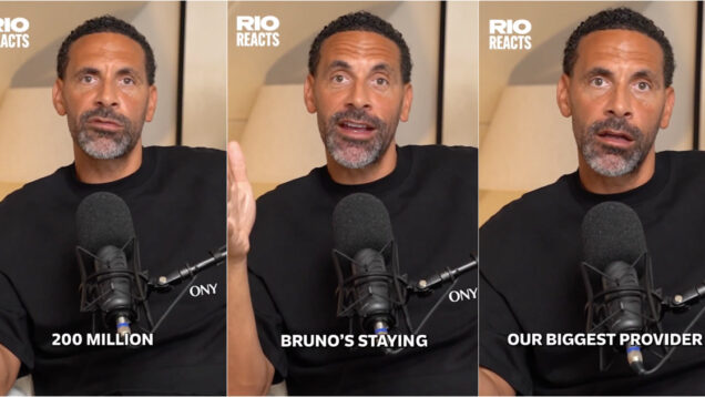 Ferdinand de queixo caído com a nega de Bruno Fernandes aos mais de 200 milhões da Arábia