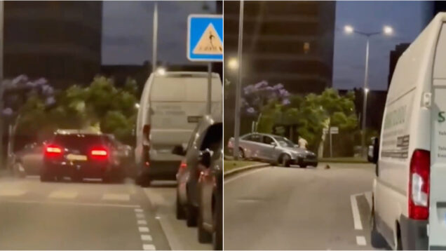 Fim de relação termina em perseguição de carro nas ruas da Maia