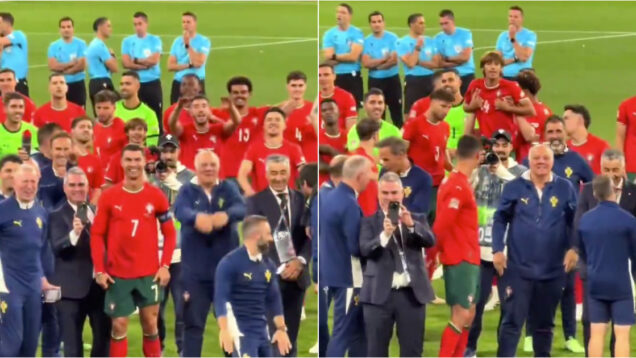 Gonçalo Inácio ergueu Rodrigo Mora para que este conseguisse ver Pepe