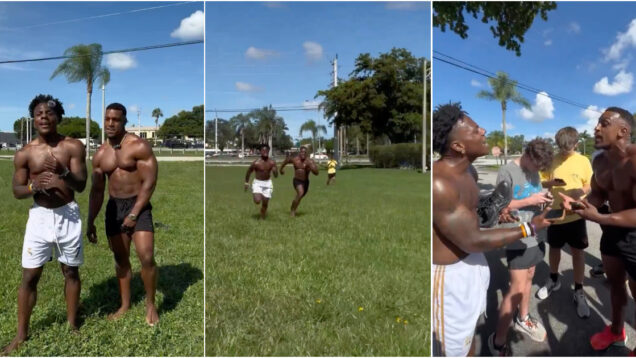 IShowSpeed corre quatro vezes contra Ashton Hall e ganha todas