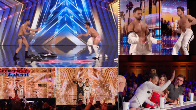 Irmãos trocam de roupa enquanto atiram facas um ao outro e ganham Botão Dourado no America’s Got Talent