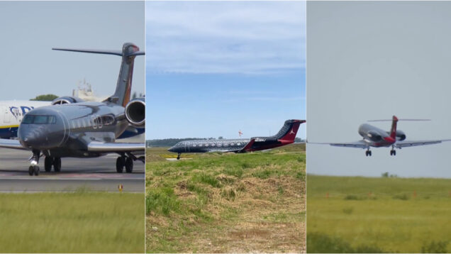 Jato de Michael Jordan chama a atenção ao desfilar pelos aeroportos do Porto, Lisboa e Faro