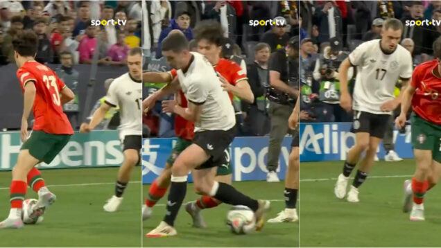 O nó cedo de Vitinha aos alemães que os deixou pregados ao relvado