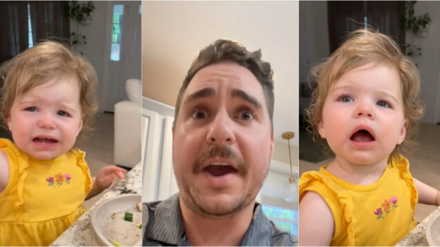 Pai revela técnica surpreendente para acabar Com as birras da filha