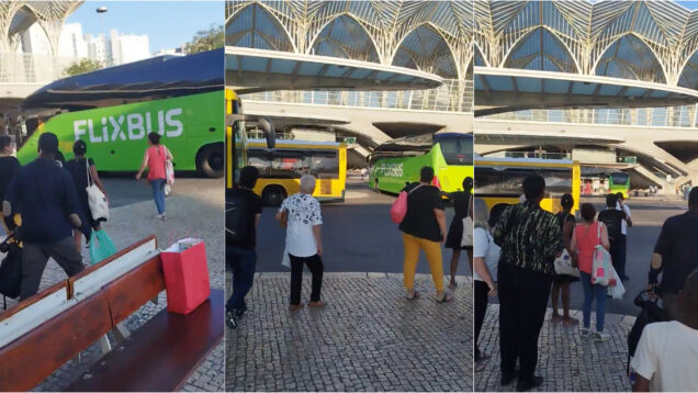 Autocarro desgovernado provoca (outra vez) o caos na estação do Oriente
