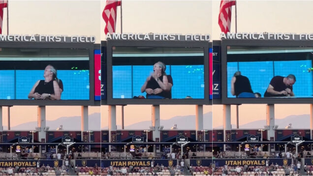 Casais entram na onda do Kiss Cam e replicam momento vivido no concerto dos Coldplay