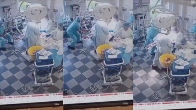 Cirurgiões enfrentam terremoto de 8,8 sem abandonar paciente durante operação