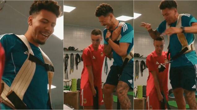 Clayton do Rio Ave avisa que iria rebentar com a máquina no teste de força e não é que rebentou mesmo