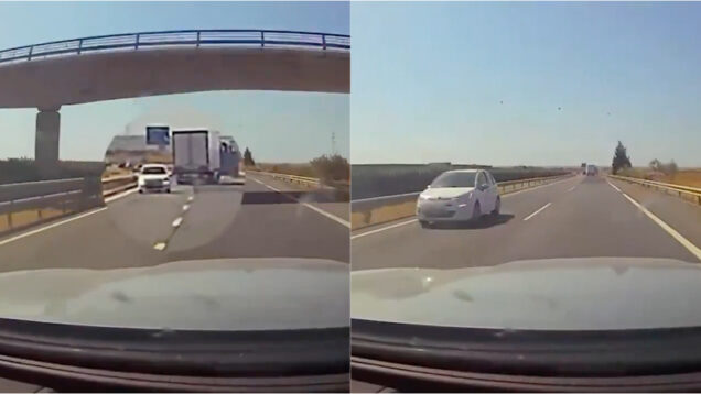 Condutora em contramão percorre 8 km e quase provoca tragédia numa autoestrada em Espanha