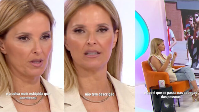 Cristina Ferreira reage furiosa às críticas ao vestido da viúva de Diogo Jota
