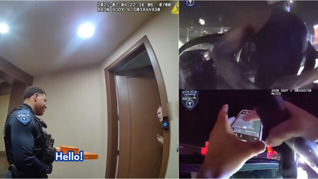 Estafeta é detido no meio de uma entrega e polícia assume a função e o serviço até ao fim