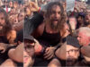 Jason Momoa no meio do mosh durante concerto dos Pantera