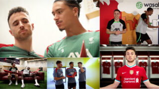 Liverpool divulga registos inéditos de Diogo Jota em momentos descontraídos ao lado dos colegas de equipa