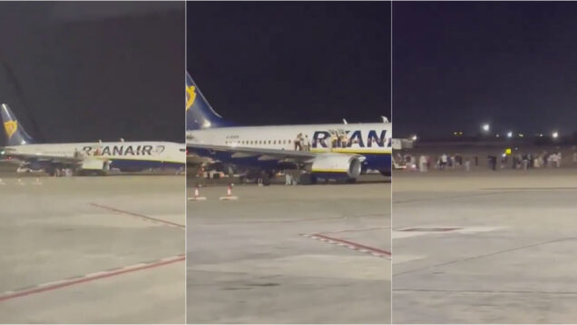 Passageiros saltam de avião após falso alarme de incêndio num avião da Ryanair em Palma de Maiorca
