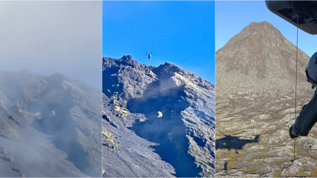 Turista resgatado por helicóptero na Montanha do Pico após subir sozinho e fora do trilho