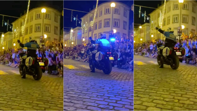 Agente da PSP rouba atenções no desfile da Senhora d’Agonia em Viana do Castelo 2