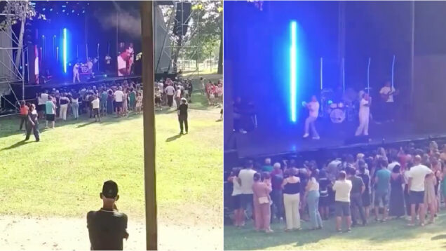 Concerto dos Anjos com plateia reduzida tornou-se viral nas redes sociais