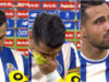 Diogo Costa ficou em lágrimas na flash interview ao dedicar vitória do FC Porto a Jorge Costa